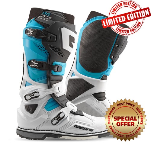 Gaerne sg22 white - gaerne, white/black/blue