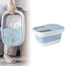 Luxury Folding Foot Spa Pedicure Wet Bath Bubble Massage Bucket Feet Therapy