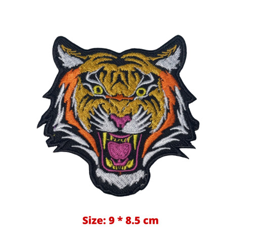 Tiger embroidered patch badge - tiger,