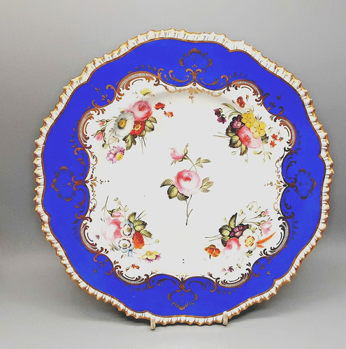 Antique coalport mid blue - coalport,