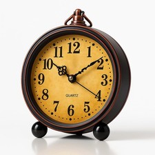 Vintage Silent Alarm Clock
