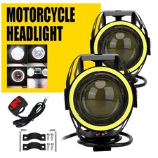 2Pcs Motorcycle Led Headlight
