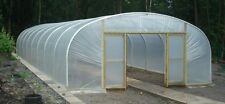 Polytunnel 21ft Wide (6.4m) - Poly Tunnel Commercial Greenhouse Fully Galvanised
