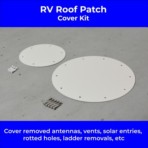 Boat roof hole plate patch - rv/boat,