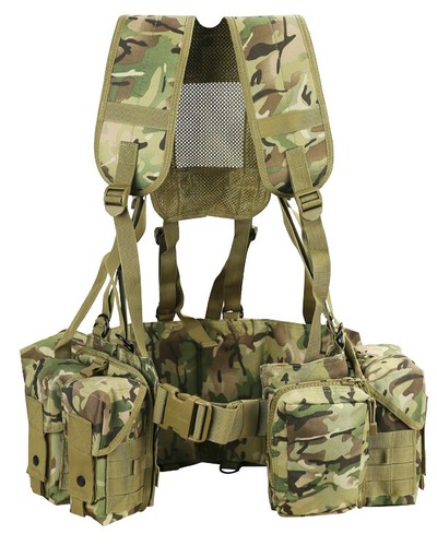 British army airborne webbing - british,