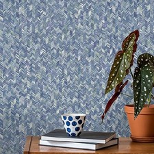 Saram Blue Wallpaper - Albany