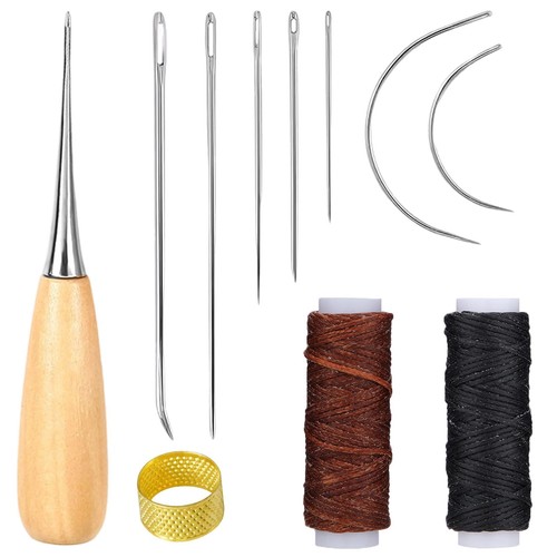 Pcs leather needle and - needle,