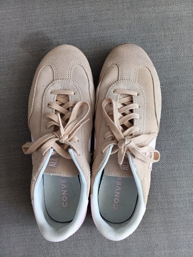 Converse suede beige pink - suede,