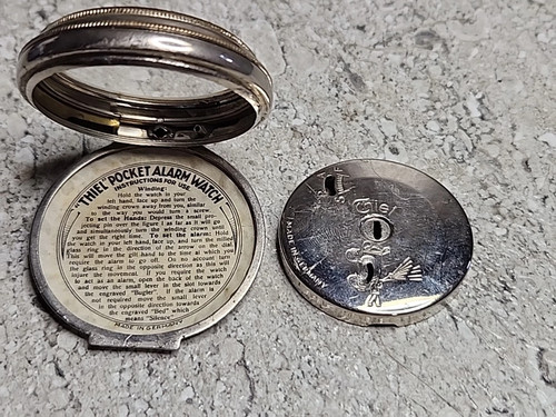 Antique thiel alarm pocket - antique,