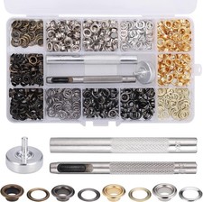 Eyelet Punch Kit, 400 Sets 5mm