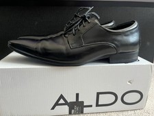 Aldo Men's Black Leather Shoes