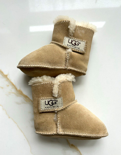 Ugg unisex baby beige suede - ugg,