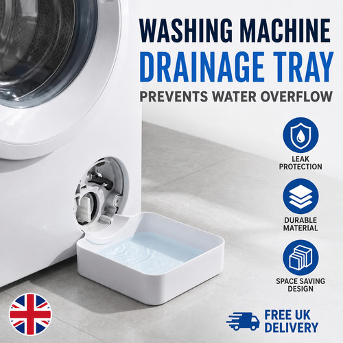 Washing machine drainage tray - machine,