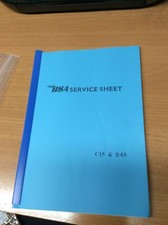 Bsa C15 Service Sheets 00-4082