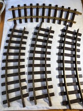 4 x LGB G Scale 45mm Garden Railway Train Brass Track R1 Radius Curves