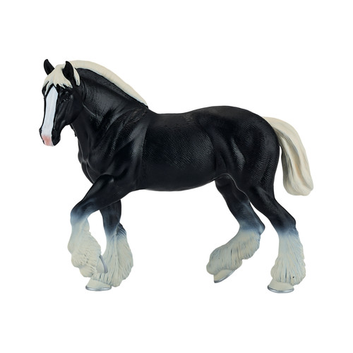 Clydesdale horse figurine - horse,