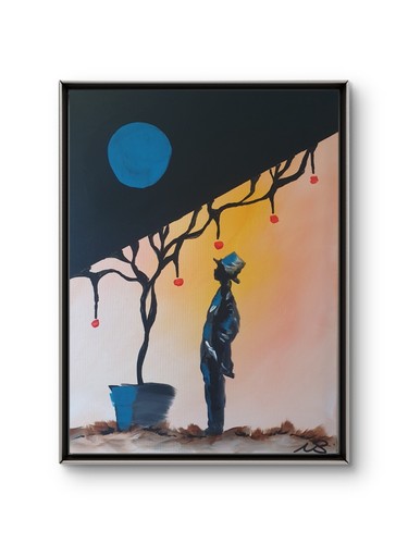 Original acrylic painting - original,