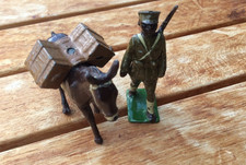 Johillco toy soldiers Abyssinian War mule team