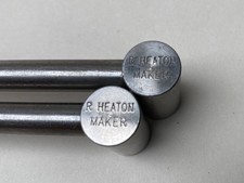 Ruben Heaton Stainless Buzz Bars. Rare Old School Not Steve Neville.