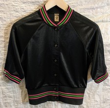 ADIDAS X MISS ELLIOT RESPECT ME CROPPED TRACKSUIT JACKET SIZE 12