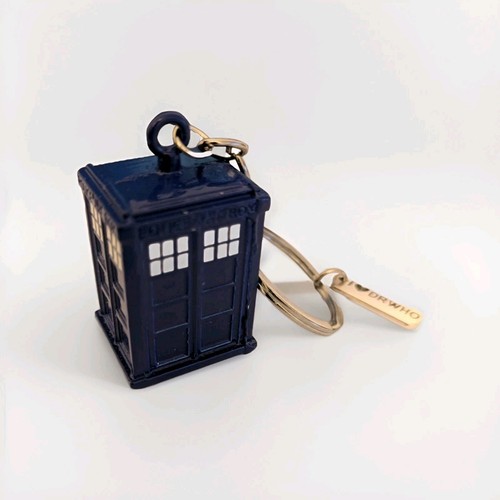 Who tardis keyring metal - keyring,