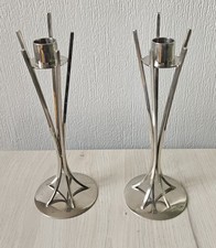 Mid-Century Pair Candlesticks