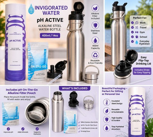 Invigorated water active - invigorated, ph