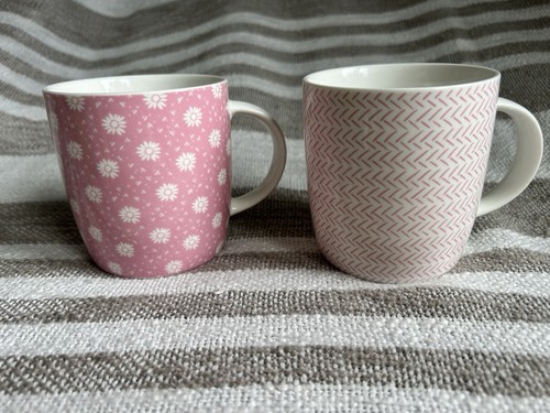 Pair waitrose mugs white - pair, mugs,
