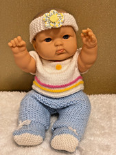 Berenguer Hard Body Doll (Preloved), Feed Me Collection, Outfit & Adoption Cert