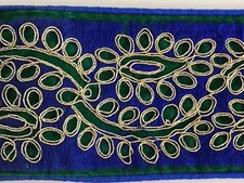 ATTRACTIVE INDIAN WIDE BLUE