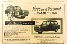 RELIANT 'Mark VI' 1961