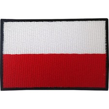 Polish Flag Patch Iron On