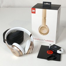Beats Solo 3 Wireless Headphone Gold White Boxed -WRDC