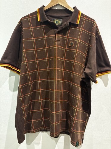 Trojan records mens check - records,