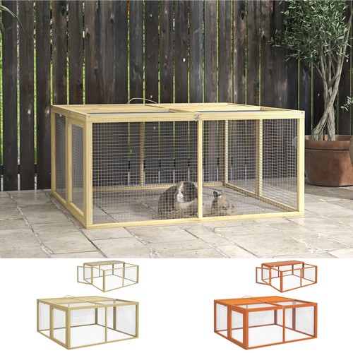 Pawhut rabbit hutch folding - rabbit, hutch,