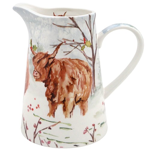 Christmas highland cows - highland, milk