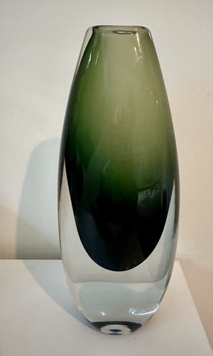 Handblown glass vase - glass,