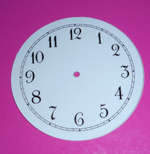clock dial face paper card 2