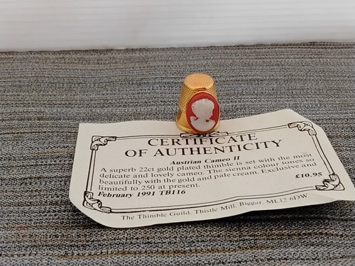 Collectable thimble austrian - thimble,,
