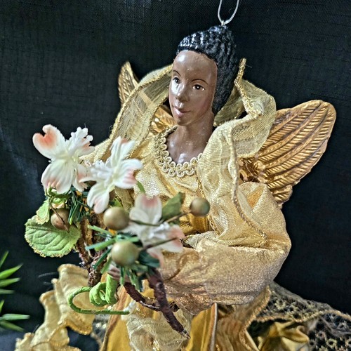 Vintage angel gold dress - 9",