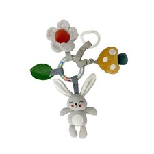 Kyoot Rabbit Clip On Hanging Soft Baby Toy for Pram Cot Car Seat Crib Buggy Chai