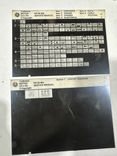Yamaha rd50mx microfiche - yamaha,
