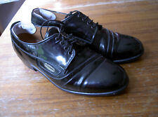 SHALIMAR SHOES GIOVANNI PATENT BLACK LEATHER 6 7