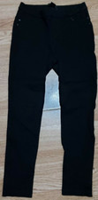 Sanctuary XS ladies black grease leggings false pockets