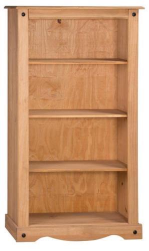 Corona bookcase solid pine - bookcase,