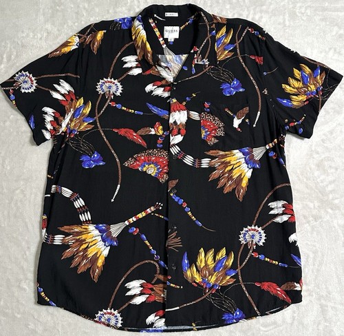 Vtg y2k guess los - angeles, mens