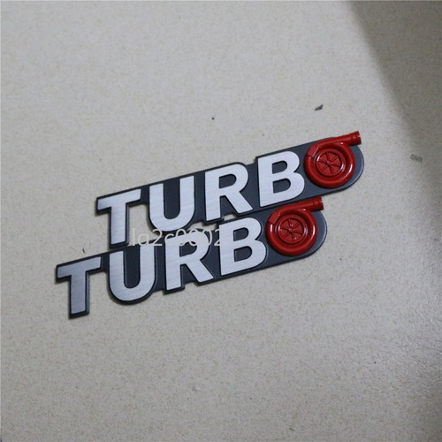 Matte silver black turbo - 2x,