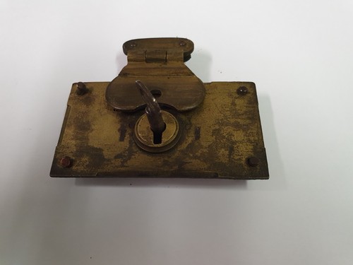 Antique vintage brass case