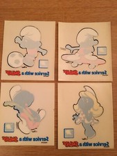 Smurf Car  Stickers 4 Retro