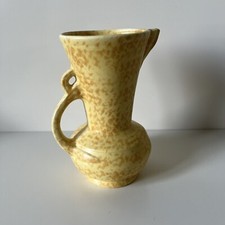 Wade Heath Art Deco Pottery Jug Yellow 1930s Vintage  14cm Tall